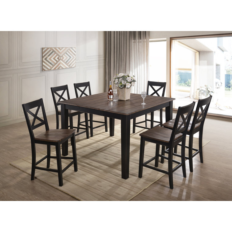 August Grove® Altamirano Counter Height Extendable Dining Set & Reviews